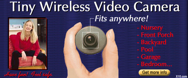 TINY WIRELESS VIDEO CAMERA