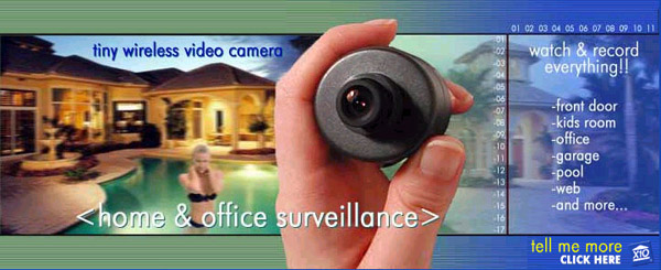 TINY WIRELESS VIDEO CAMERA!!!