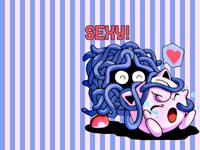 Video Game Pokemon Tangela Jigglypuff Wallpaper
